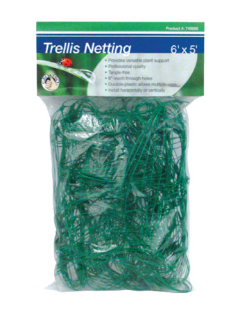 Trellis Netting 6' x 25' Green Plastic