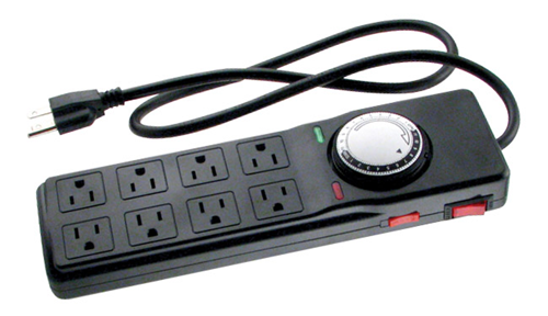 Apollo - 14 / 8 Outlet Power Strip With 4 - Outlet Timer