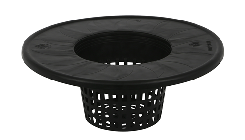 Black Bucket Lid  With 6" Net pot