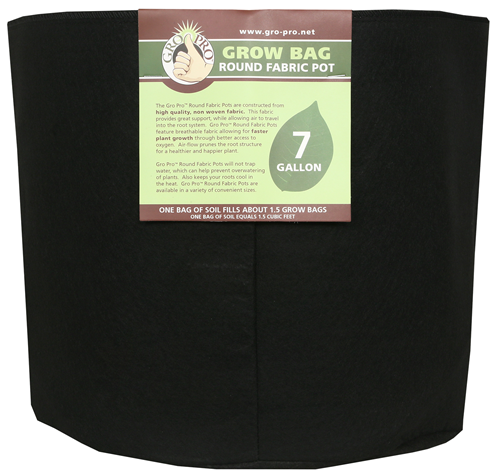 Gro Pro Premium Fabric Pot  7 Gallon